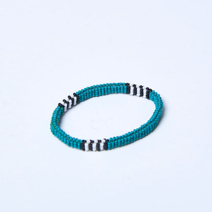 Pulseira de Miçanga fio Elástico Povo Waura