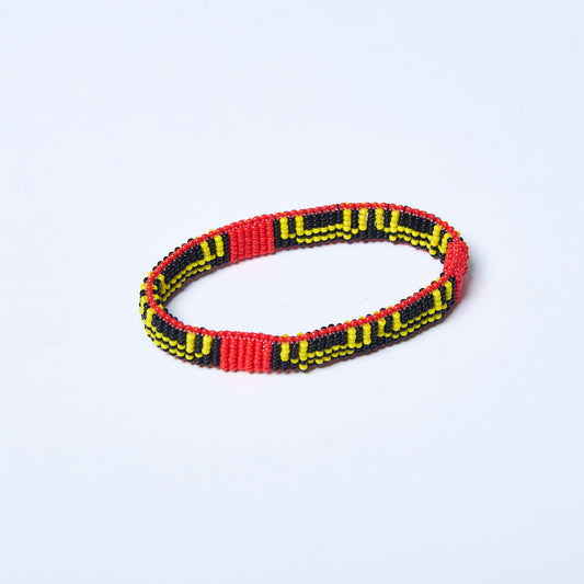 Pulseira de Miçanga fio Elástico Povo Kamayurá
