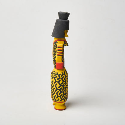 Boneca De Madeira Povo Karajá