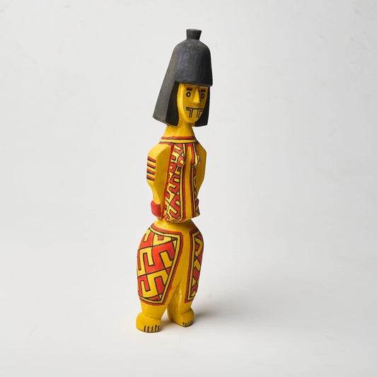 Boneca De Madeira Povo Karajá