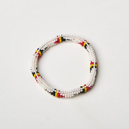 Pulseira de Miçanga fio Elástico Povo Kalapalo