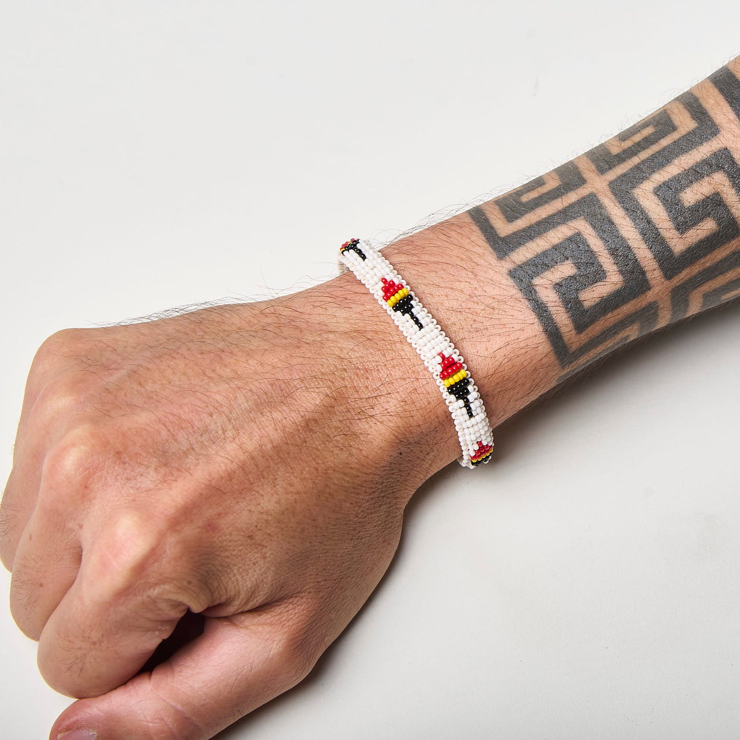 Pulseira de Miçanga fio Elástico Povo Kalapalo