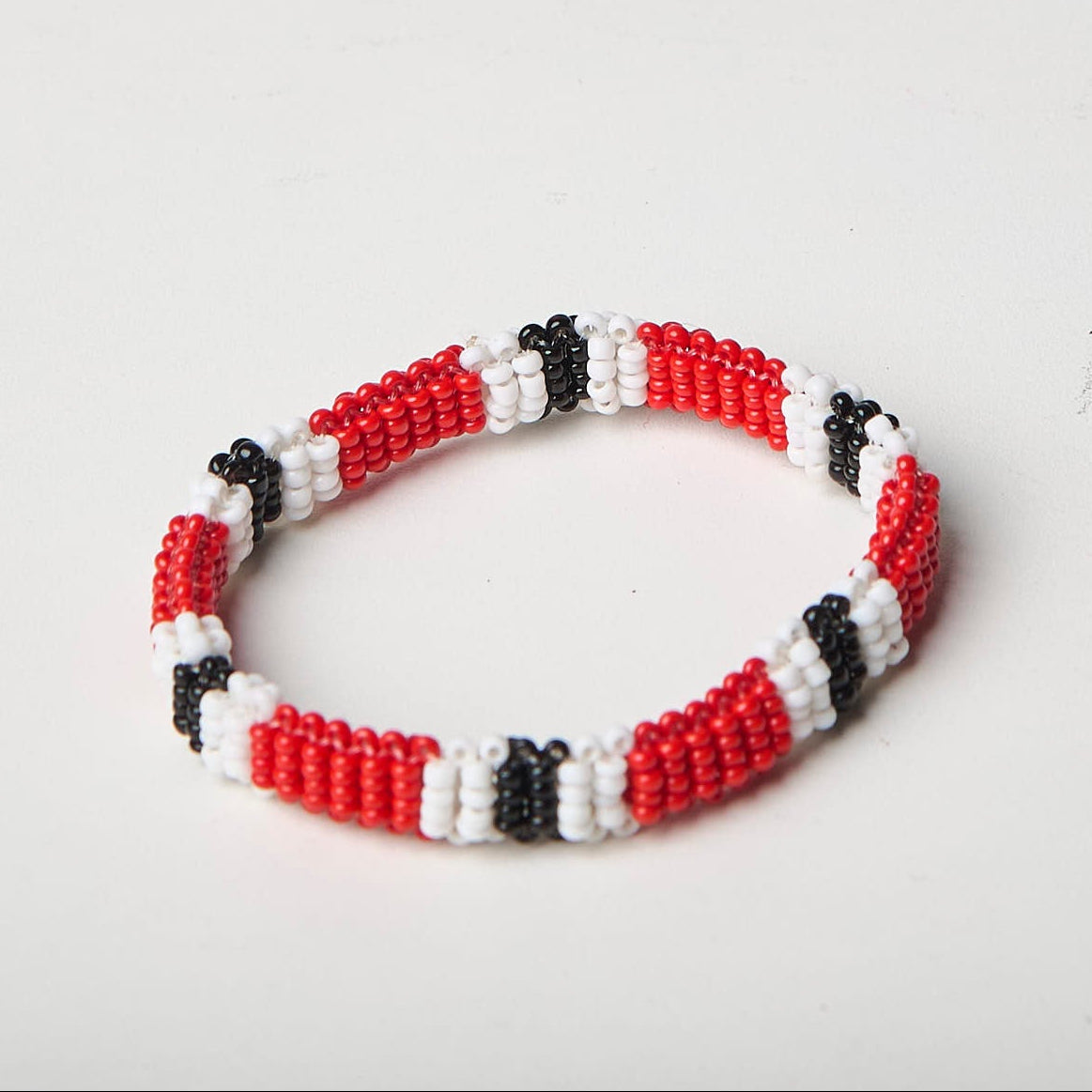 Pulseira  de Miçanga fio Elástico Povo Waura