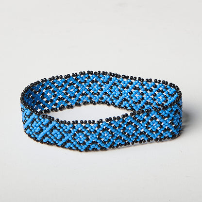 Pulseira de Miçanga fio Elástico Povo Waura