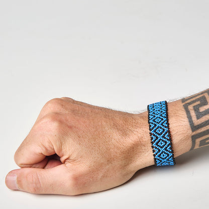 Pulseira de Miçanga fio Elástico Povo Waura