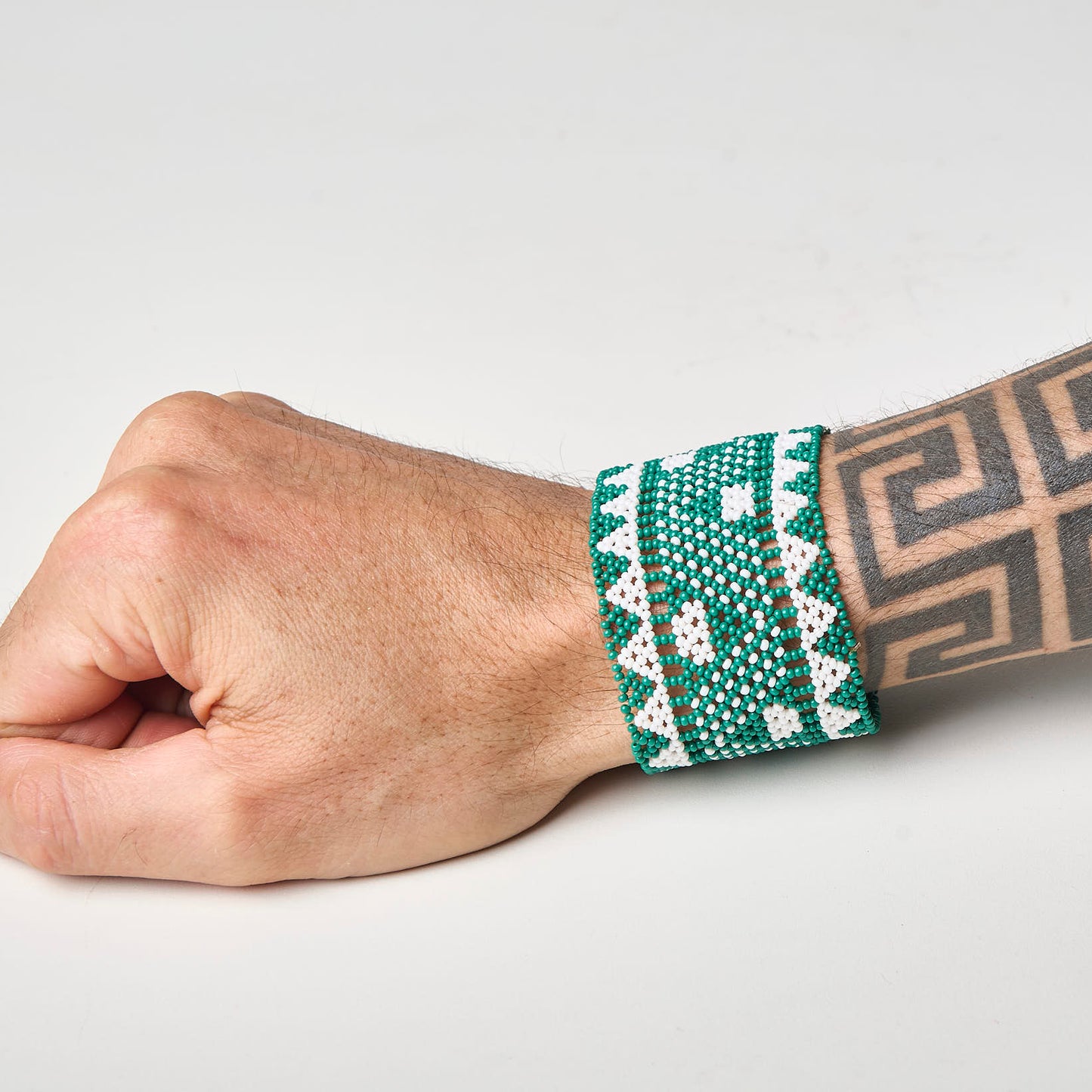 Pulseira de Miçanga fio Elástico Povo Waura