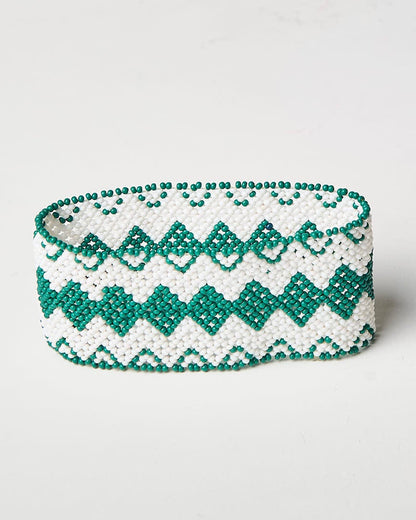 Pulseira de Miçanga fio Elástico Povo Waura