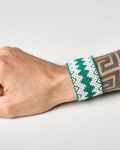 Pulseira de Miçanga fio Elástico Povo Waura