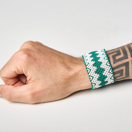 Pulseira de Miçanga fio Elástico Povo Waura