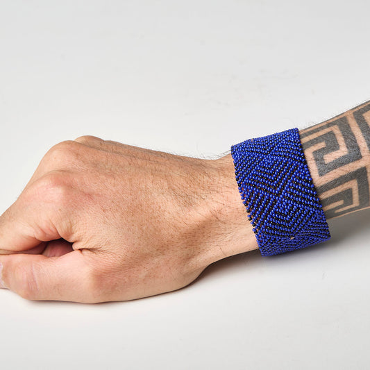 Pulseira de Miçanga fio Elástico Povo Waura