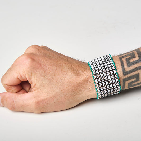 Pulseira de Miçanga fio Elástico Povo Waura