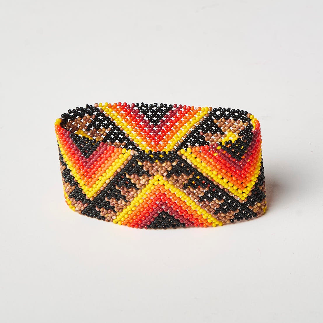 Pulseira de Miçanga fio Elástico Povo Waura