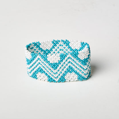 Pulseira de Miçanga fio Elástico Povo Waura