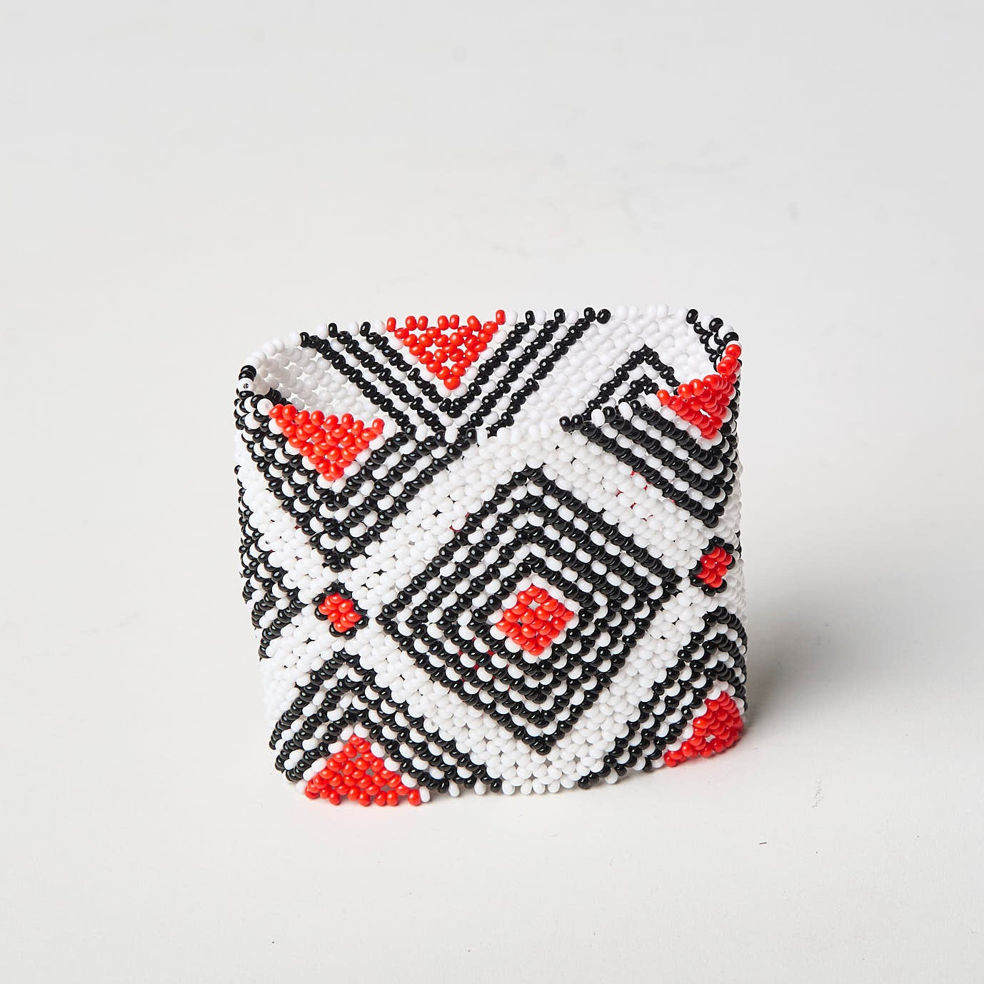 Pulseira de Miçanga fio de Nylon Povo Waura