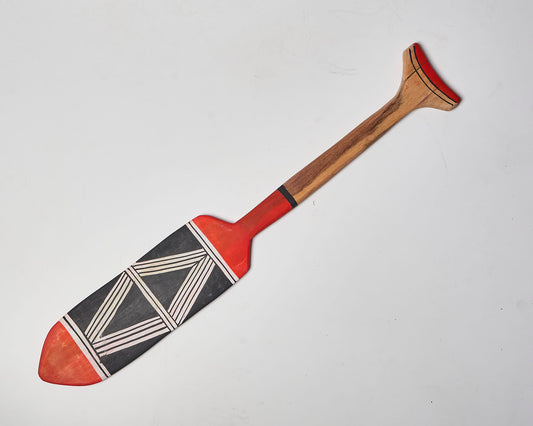 Remo decorativo de Madeira Povo Waura