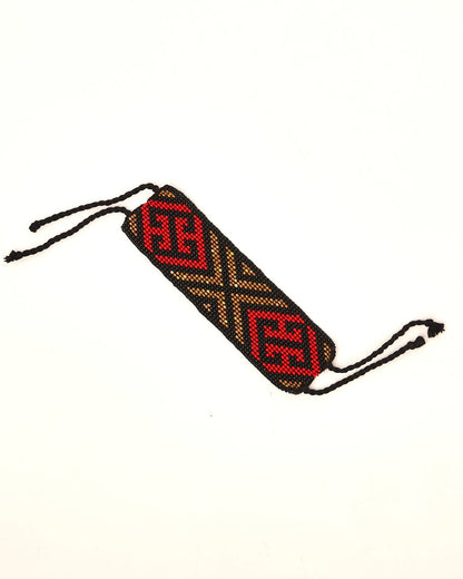 Pulseira de Miçangas Ajustável Povo Guajajara