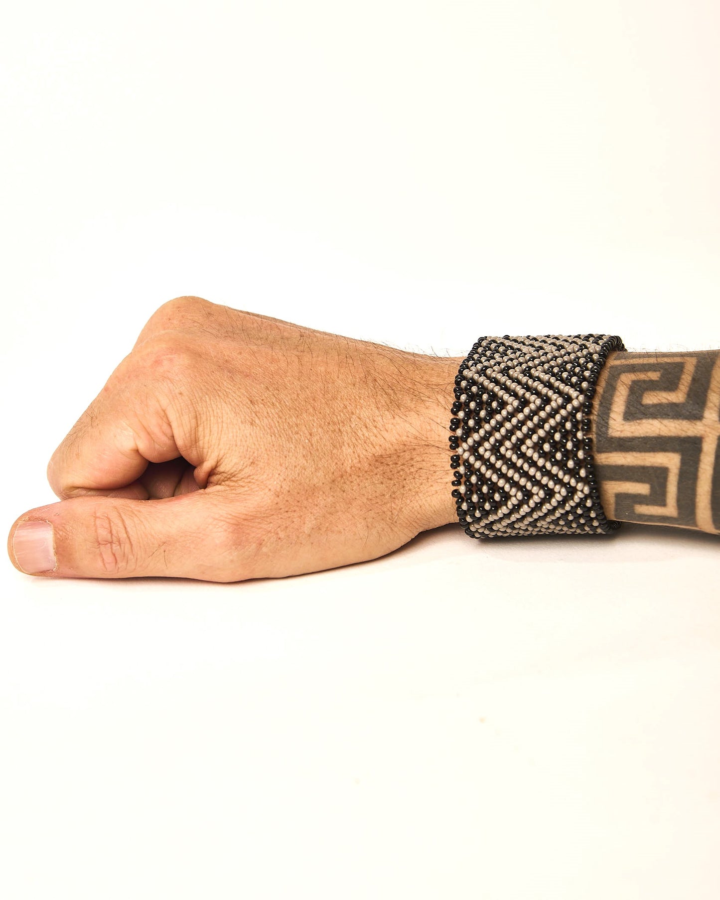 Pulseira de Miçanga fio Elástico Povo Waura