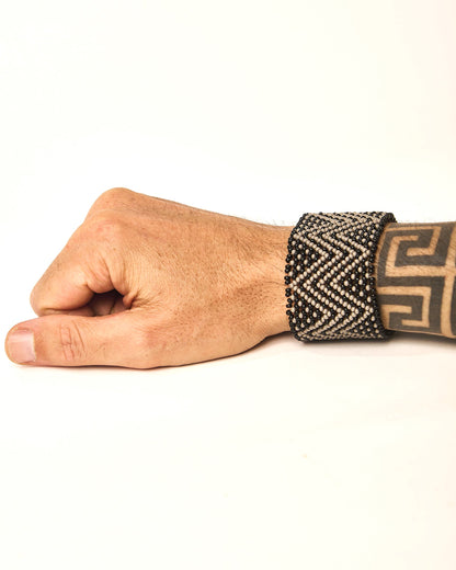 Pulseira de Miçanga fio Elástico Povo Waura