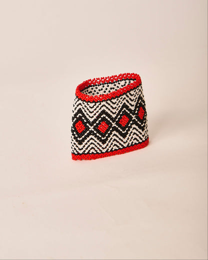 Pulseira de Miçanga Fio Elástico Povo Kamayurá