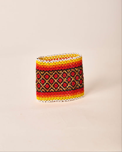 Pulseira de Miçanga fio Elástico Povo Kamayurá