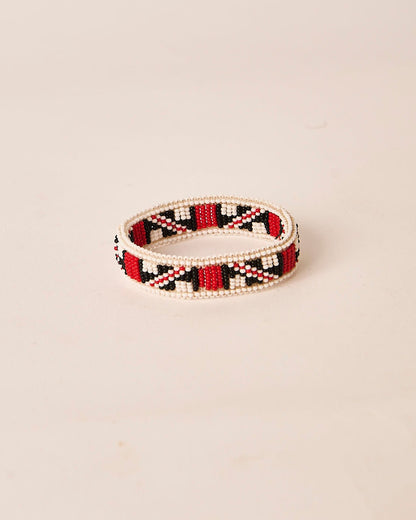 Pulseira de Miçanga fio Elástico Povo Waura