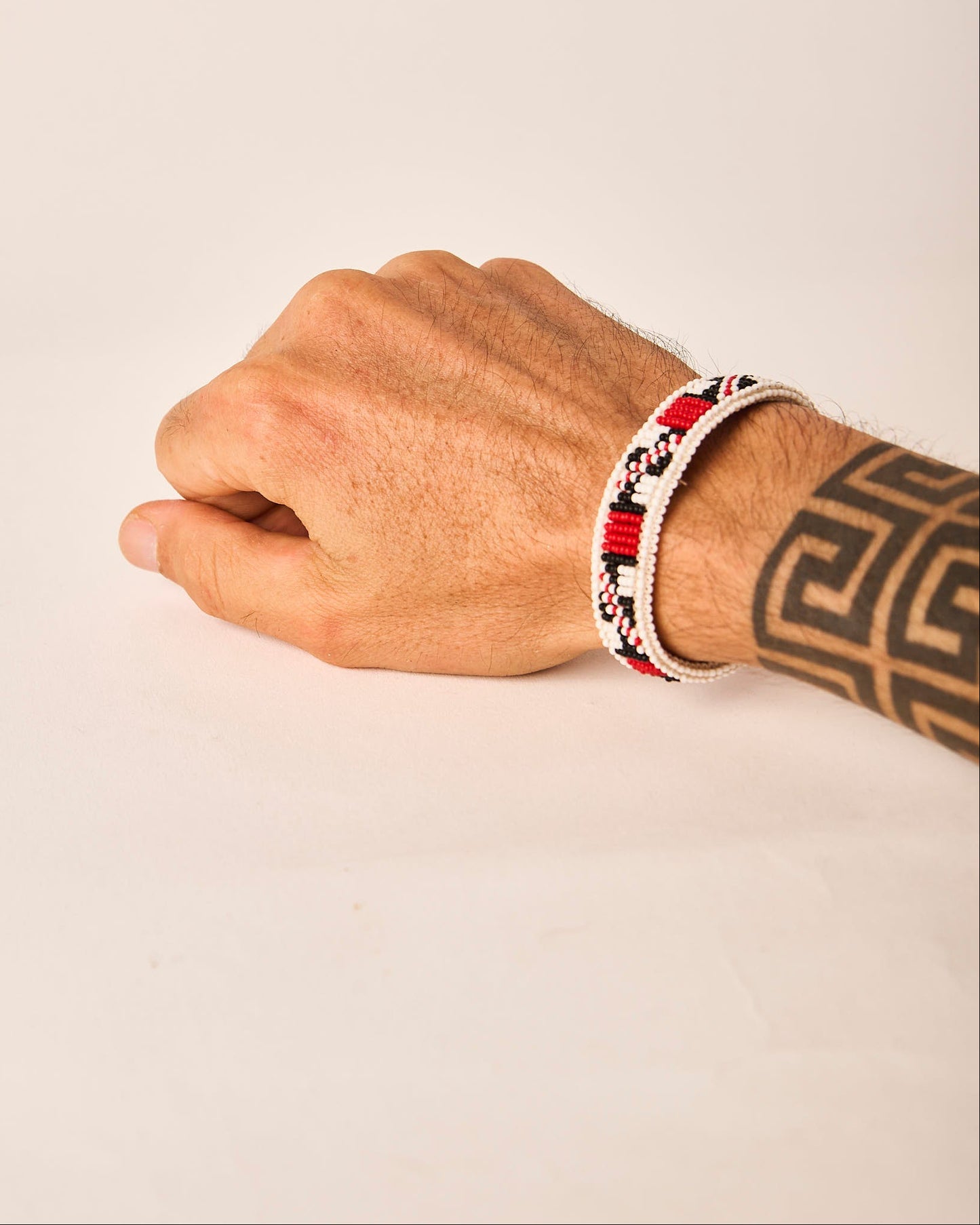 Pulseira de Miçanga fio Elástico Povo Waura