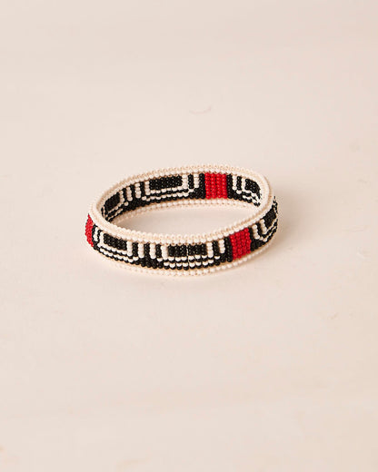Pulseira de Miçanga fio Elástico Povo Waura