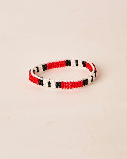 Pulseira de Miçanga Fio Elástico Povo Waura