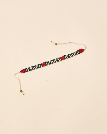 Pulseira de Miçanga Ajustável Povo Waura