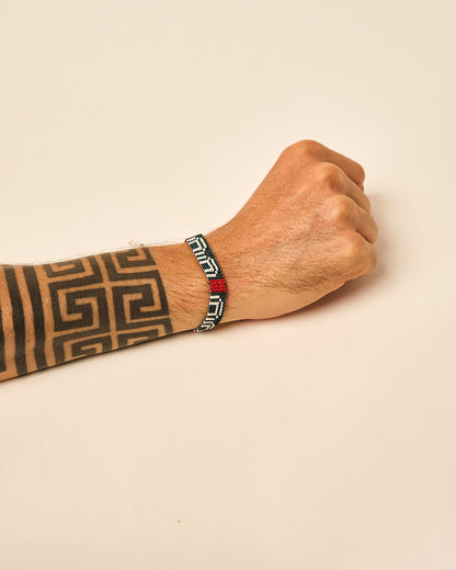 Pulseira de Miçanga Ajustável Povo Waura