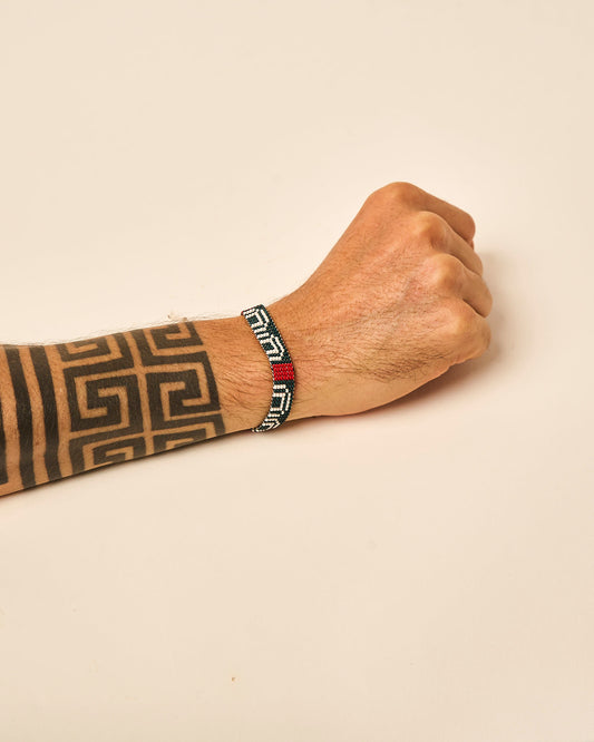 Pulseira de Miçanga Ajustável Povo Waura