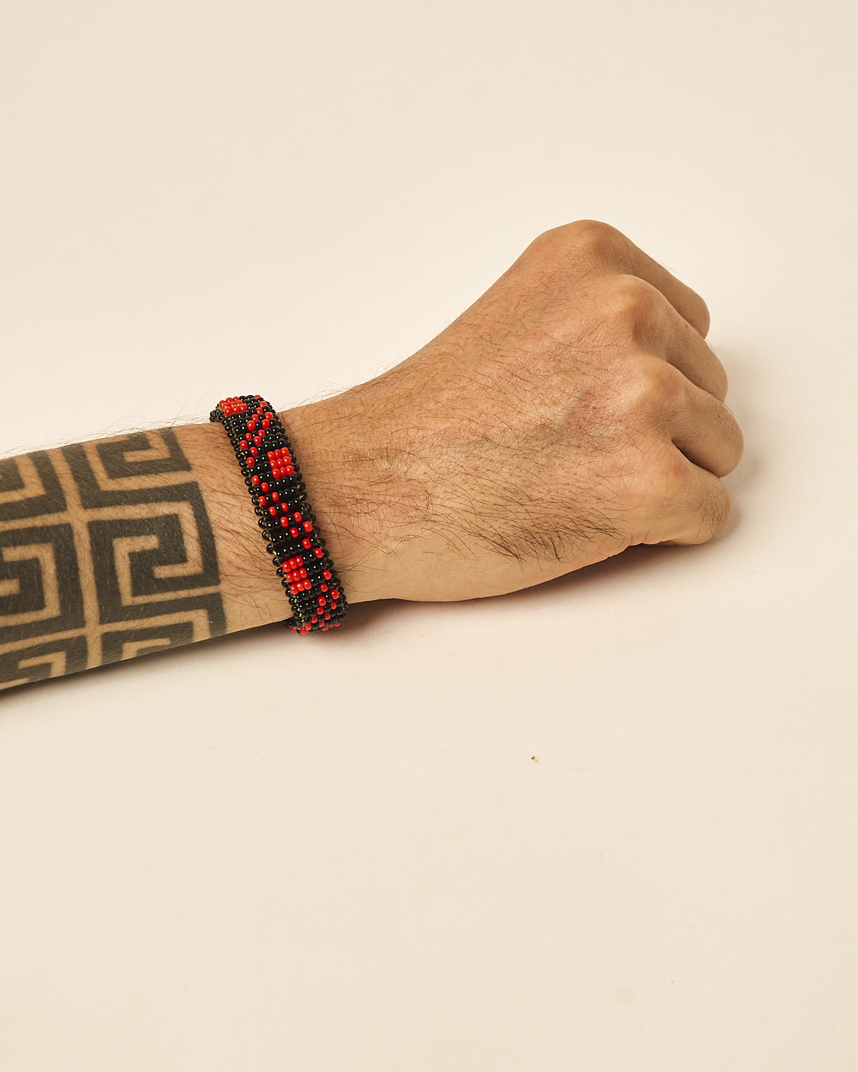 Pulseira Indígena Fio Elástico de Miçanga Kayapó