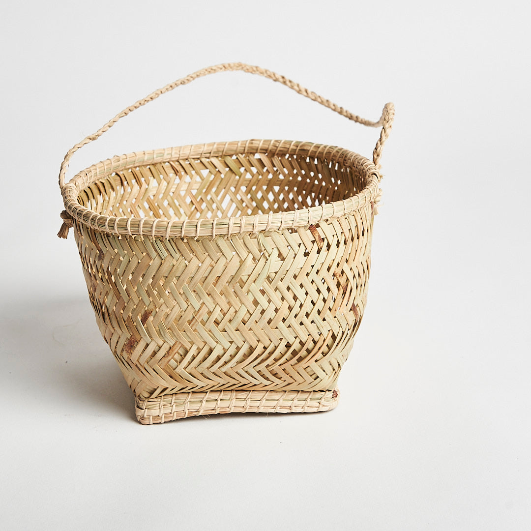 Cesto Artesanal de Fibra de Buriti Povo Kanela