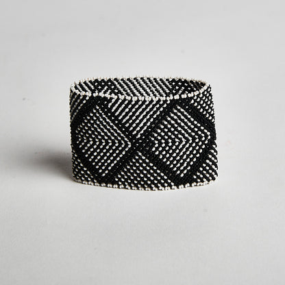 Pulseira Indígena  de Miçanga de Vidro Waura