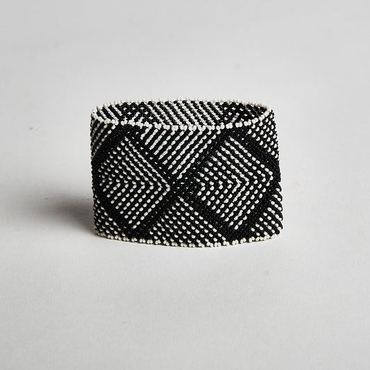 Pulseira Indígena  de Miçanga de Vidro Waura