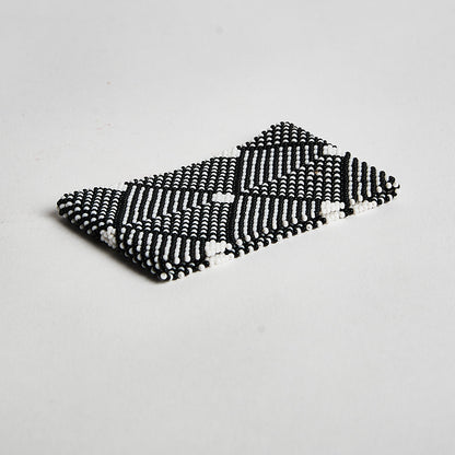Pulseira de Miçanga Preto e Branca  Waura