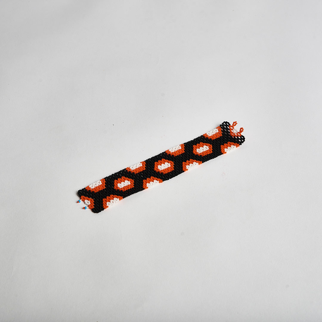 Pulseira de Miçanga e Nylon Povo Kanela
