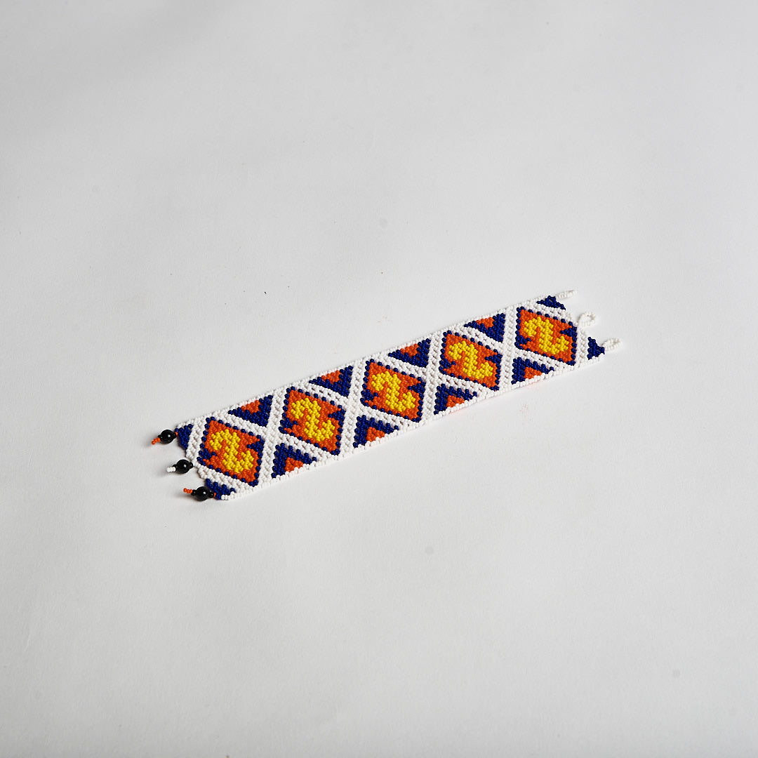 Pulseira de Miçanga e Nylon Povo Kanela