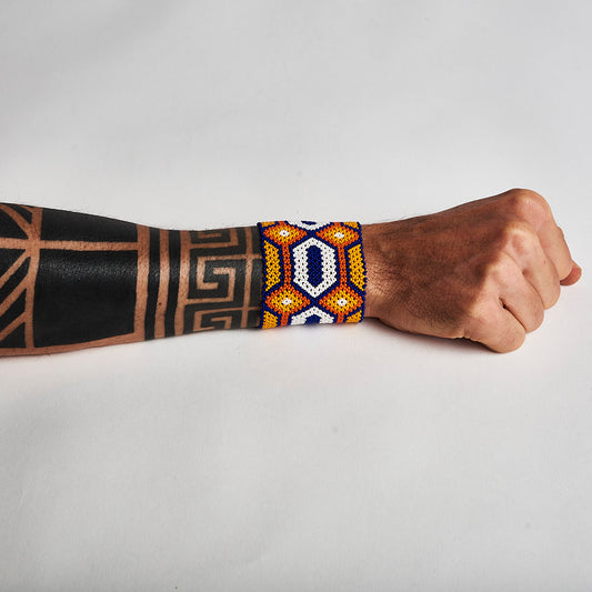 Pulseira de Miçanga e Nylon Povo Kanela