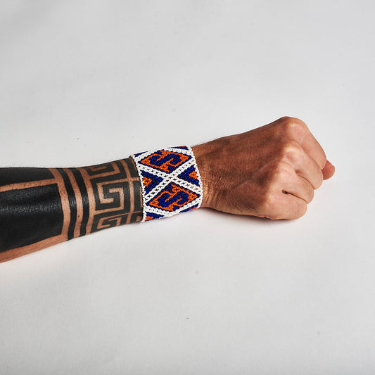 Pulseira de Miçanga e Nylon Povo Kanela