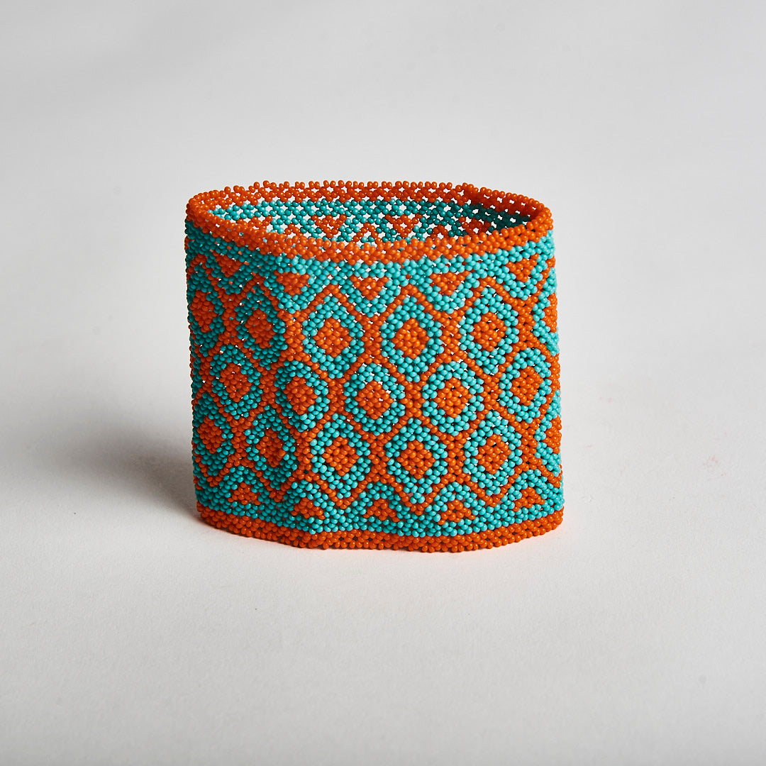 Pulseira de Miçanga Colorida Kayapó
