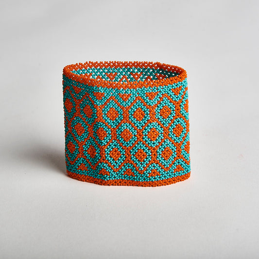 Pulseira de Miçanga Colorida Kayapó