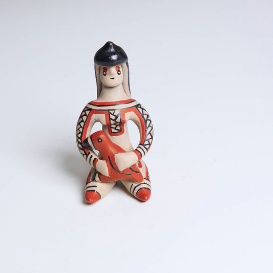 Boneca de cerâmica Ritxoko Povo Karajá