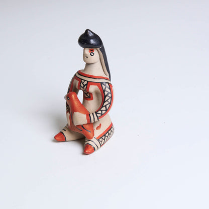 Boneca de cerâmica Ritxoko Povo Karajá