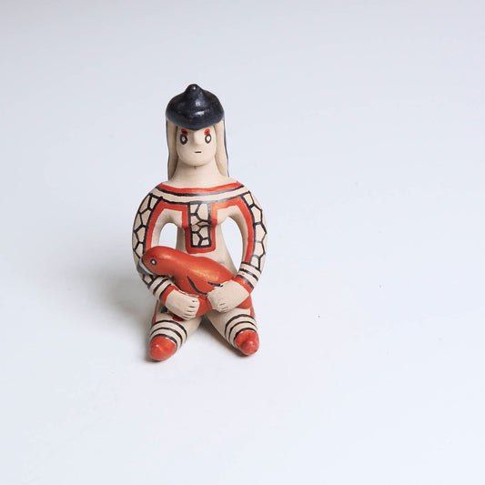 Boneca de cerâmica Ritxoko Povo Karajá