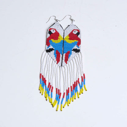 Brinco Artesanal de Miçanga Povo Kanela