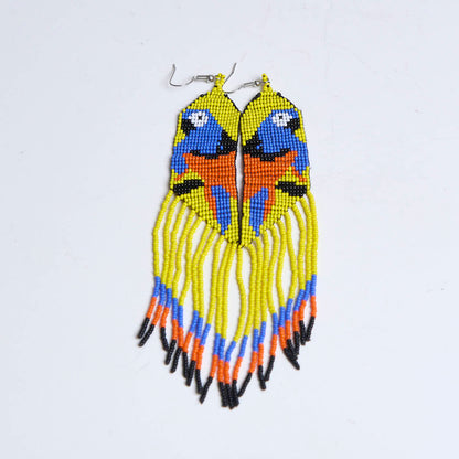 Brinco Artesanal de Miçanga Povo Kanela