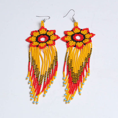 Brinco Artesanal de Miçanga Povo Kanela