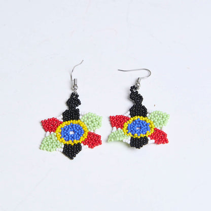 Brinco Artesanal de Miçanga Povo Kanela