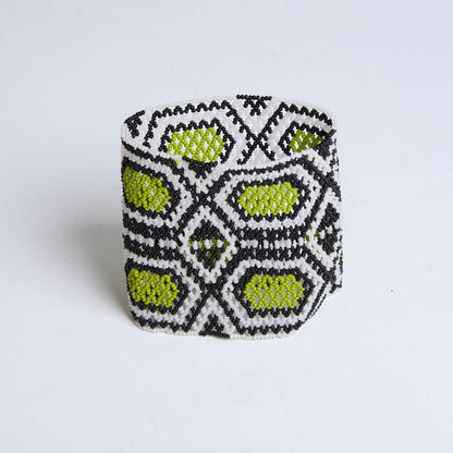 Pulseira de Miçanga fio Elástico Povo Waura